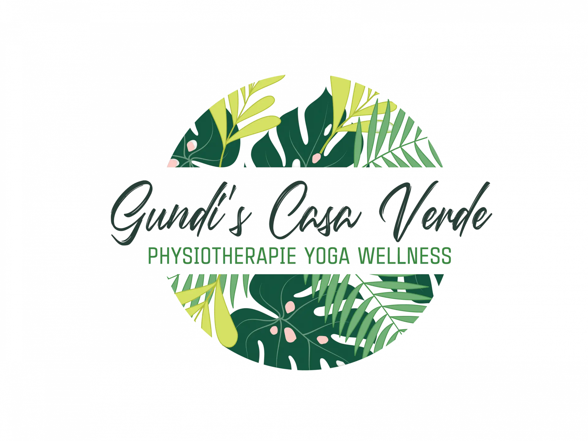 Logo mit Text transparent